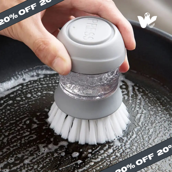Witer World™  Dishwashing Brush with Soap Dispenser